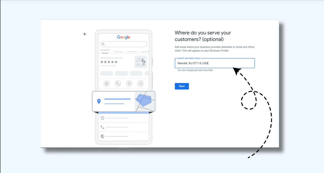 5. Add Your Business Address