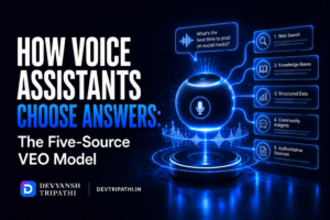 How Voice Assistants Choose Answers - The Five-Source VEO Model