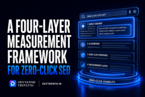 A Four-Layer Measurement Framework for Zero-Click SEO