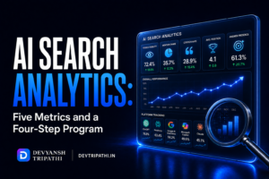 AI Search Analytics - Five Metrics and a Four-Step Program