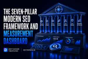The Seven-Pillar Modern SEO Framework and Measurement Dashboard