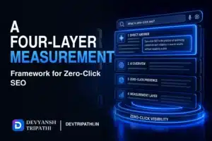 A Four-Layer Measurement Framework for Zero-Click SEO