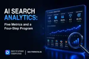 AI Search Analytics: Five Metrics and a Four-Step Program