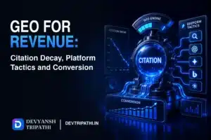 GEO for Revenue: Citation Decay, Platform Tactics and Conversion