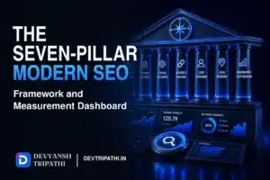 The Seven-Pillar Modern SEO Framework and Measurement Dashboard
