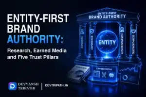 Entity-First Brand Authority: Research, Earned Media and Five Trust Pillars