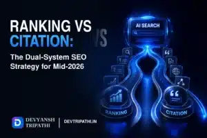 Ranking vs Citation: The Dual-System SEO Strategy for Mid-2026