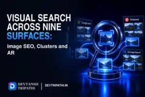 Visual Search Across Nine Surfaces: Image SEO, Clusters and AR