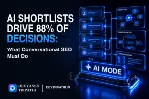 AI Shortlists Drive 88% of Decisions: What Conversational SEO Must Do
