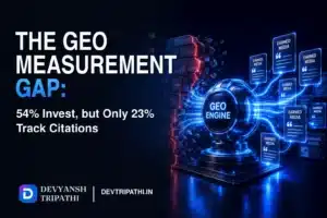 The GEO Measurement Gap: 54% Invest, but Only 23% Track Citations